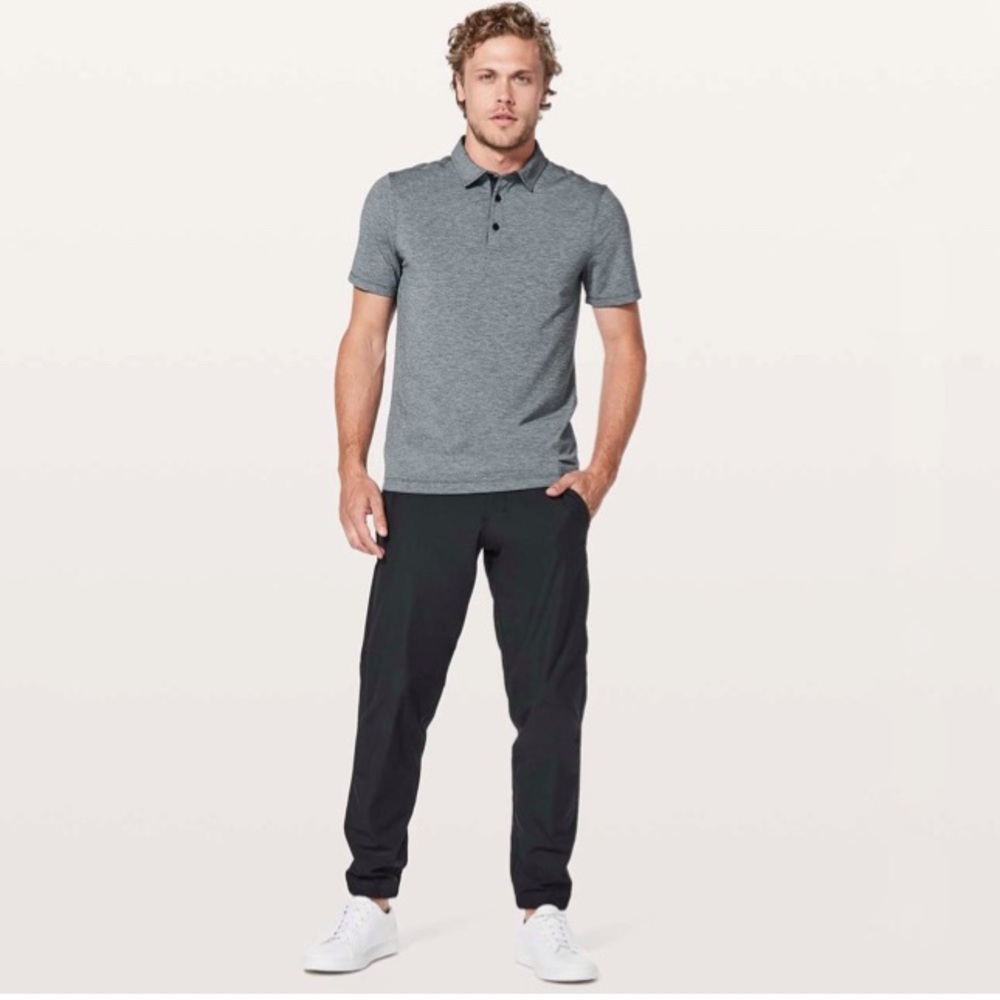 Lululemon Evolution Polo Button Down Stripe Shirt - image 2
